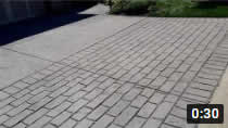 Prep driveway for Sealing Bel Bridge Midlothian